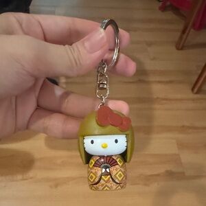 Sanrio Hello Kitty Keychain with Red Bow